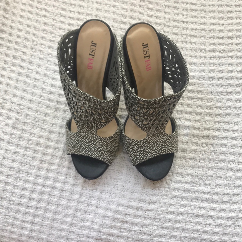 Just Fab, size 7.5, 5 inch heels